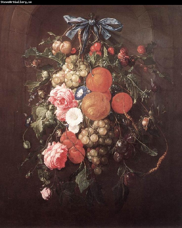 HEEM, Cornelis de Still-Life with Flowers wf